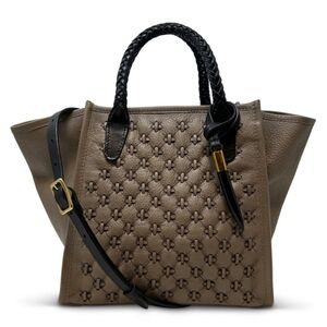 Kempton & Co. Laser Criss Cross Mini Tote